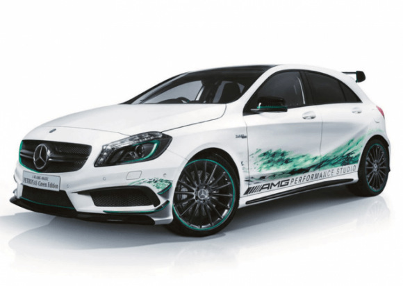 Mercedes A45 AMG Petronas Hijau Editon