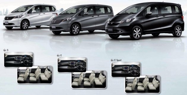 Honda Freed S Alpha tersedia dalam 3 warna, Alabaster Silver Metallic, Crystal Black Pearl dan Polished Metal Metallic.