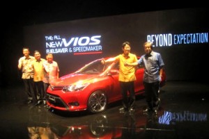 All New Vios yang dibanderol mulai Rp 242,5 juta on the road Jakarta