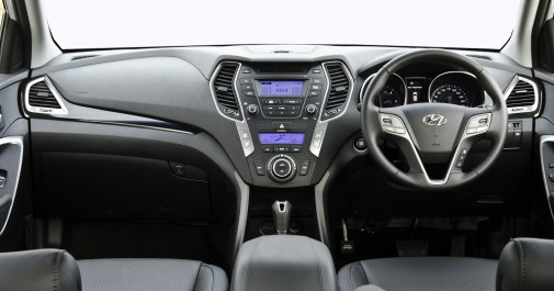 interior hyundai santa fe 2014 