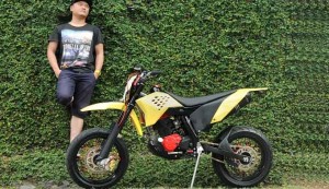 Modifikasi Supermoto Yamaha Byson 2014