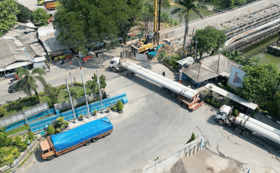 PT Wika di Proyek Jeti PT IHIP Luwu Timur